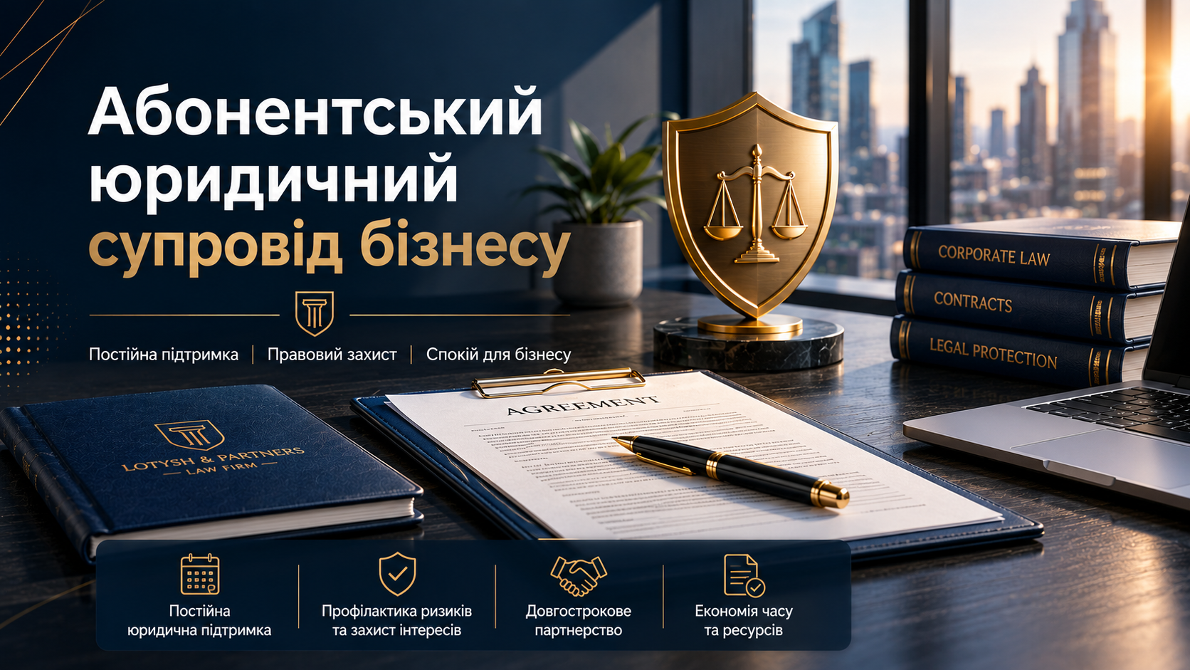 Абонентський юридичний супровід бізнесу